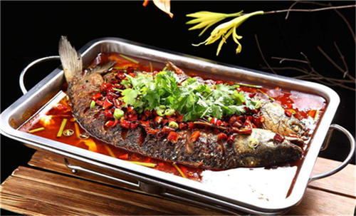 银川特色美食风味烤鱼的做法